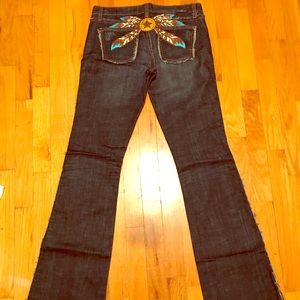 Designer Jeans  People for Peace 27 W, 32L unworn.